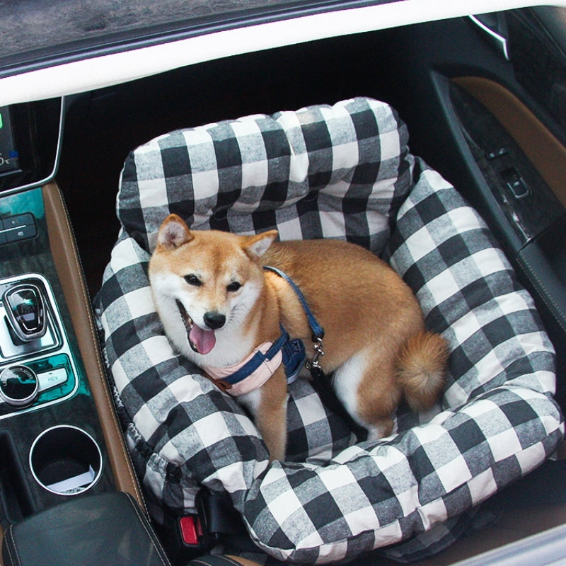 Tomakin | Portable Cotton Bolster Dog Car Seat Bed - image 6