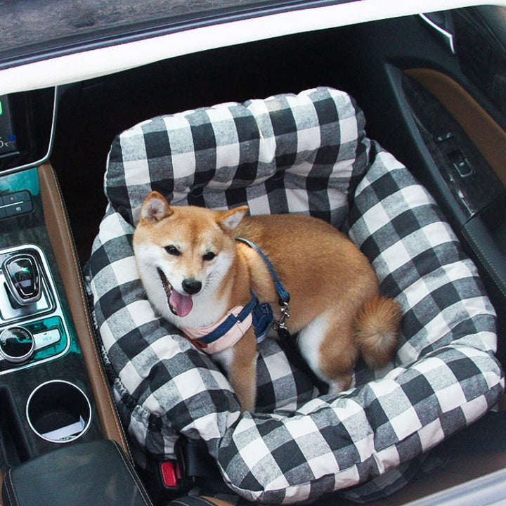 Tomakin | Portable Cotton Bolster Dog Car Seat Bed - image 6