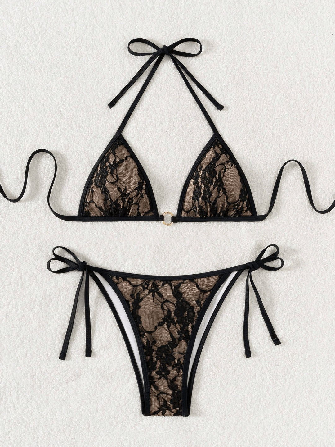 Modesty | Women's Sexy Backless Strappy Triangle Bikini Swimwear