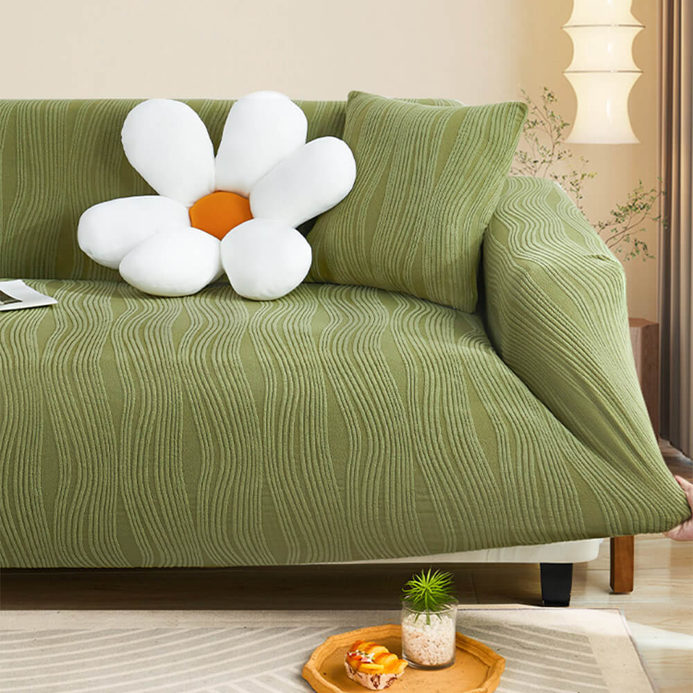 Kilcunda | Jacquard Stretch Full Sofa Cover, Scratch-Resistant - image 6