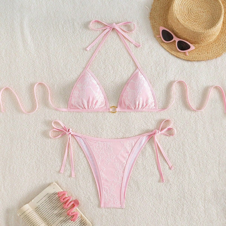 Modesty | Women's Sexy Backless Strappy Triangle Bikini Swimwear