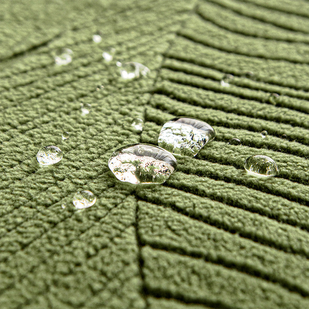 Patonga | Leaf Jacquard Stretch Sectional Couch Cover - image 3