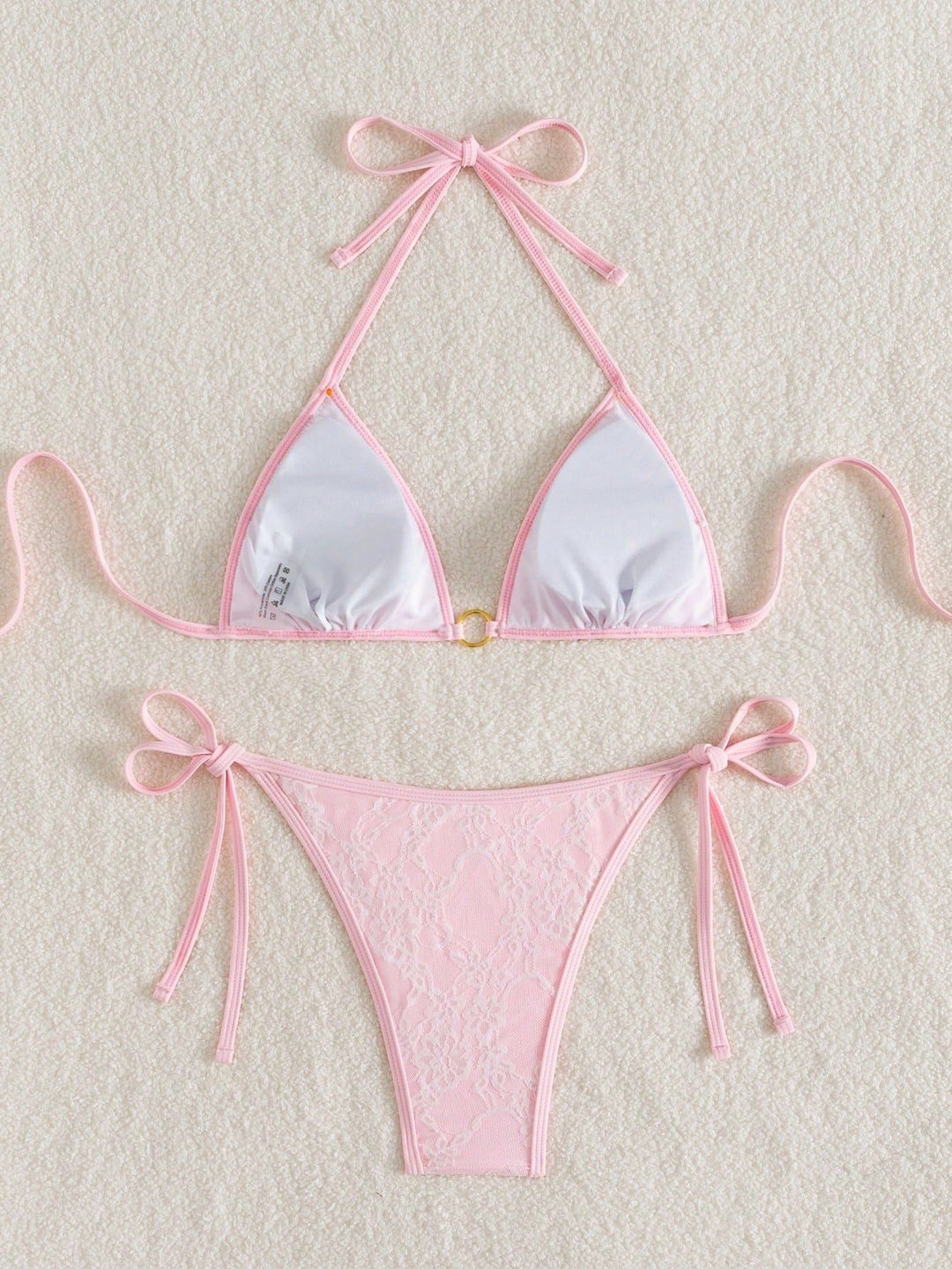 Modesty | Women's Sexy Backless Strappy Triangle Bikini Swimwear
