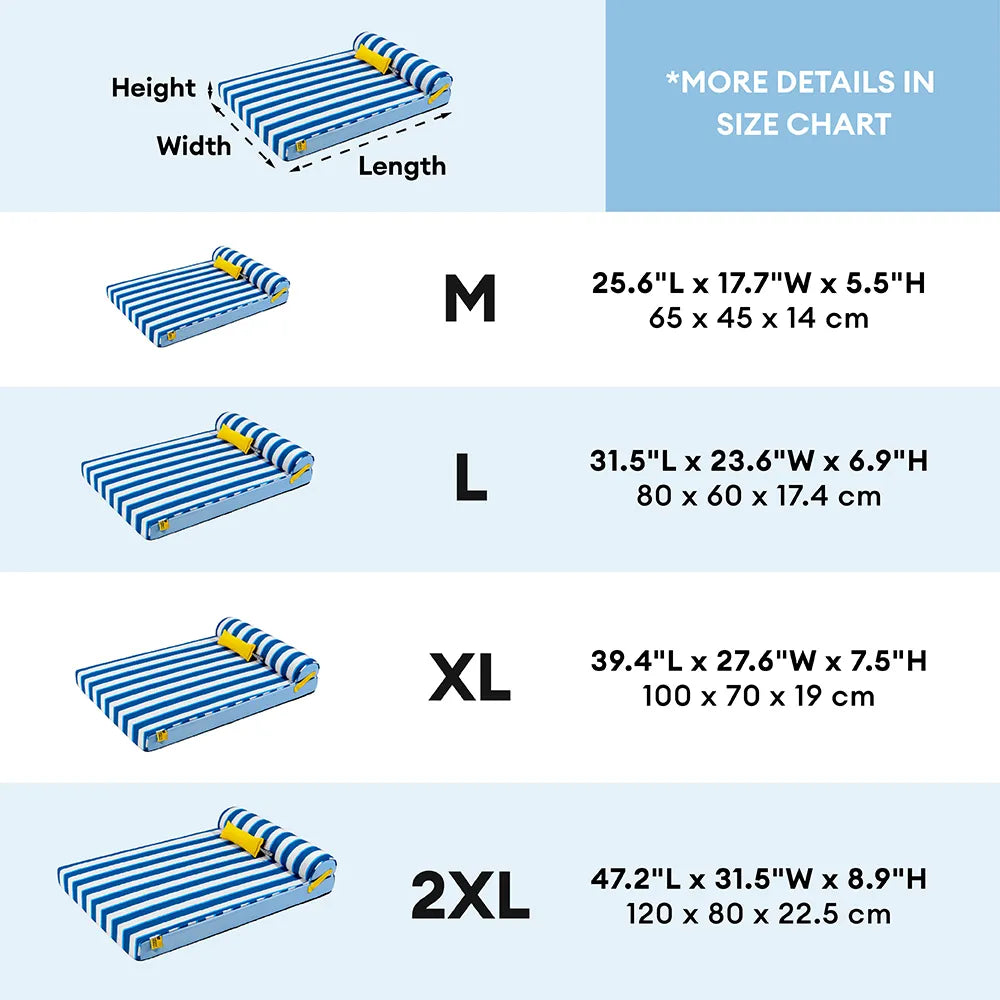 Linden | Cooling Orthopedic Dog Bed with Memory Foam and Washable Water Resistant Cover - image 6