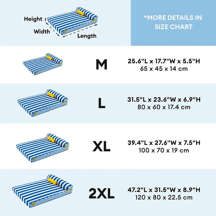 Linden | Cooling Orthopedic Dog Bed with Memory Foam and Washable Water Resistant Cover - image 6