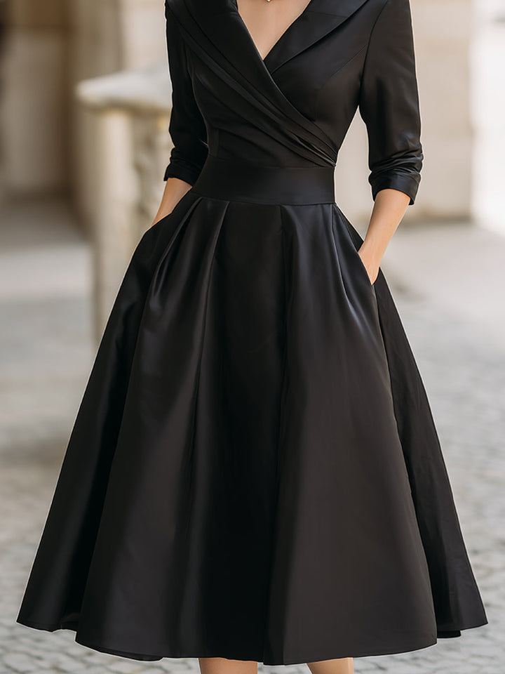 Coraline | Women's Elegant V-Neck Evening Dress
