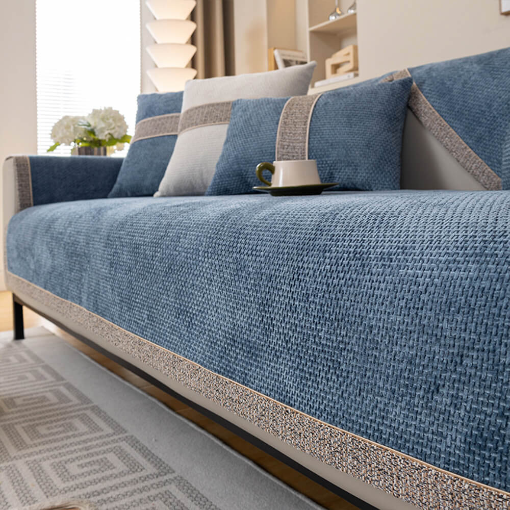 Copacabana | Modern Tweed Woven Chenille Couch Cover - image 11