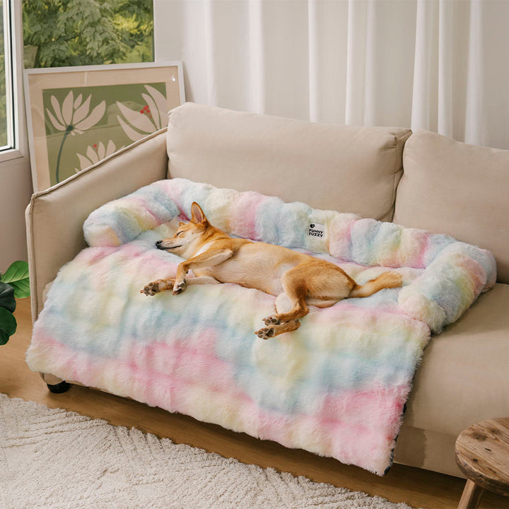 Elouera | Fluffy Faux Fur Dog Bed and Sofa Protector Mat - image 7