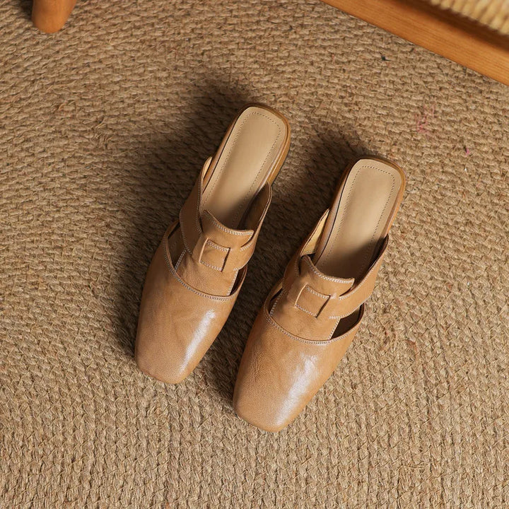 Zenobia | Women's Andie Genuine Mules Loafers