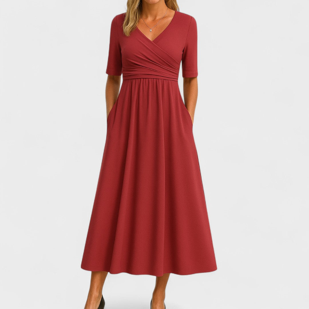 Agatha | Women's Elegant Midi Dress