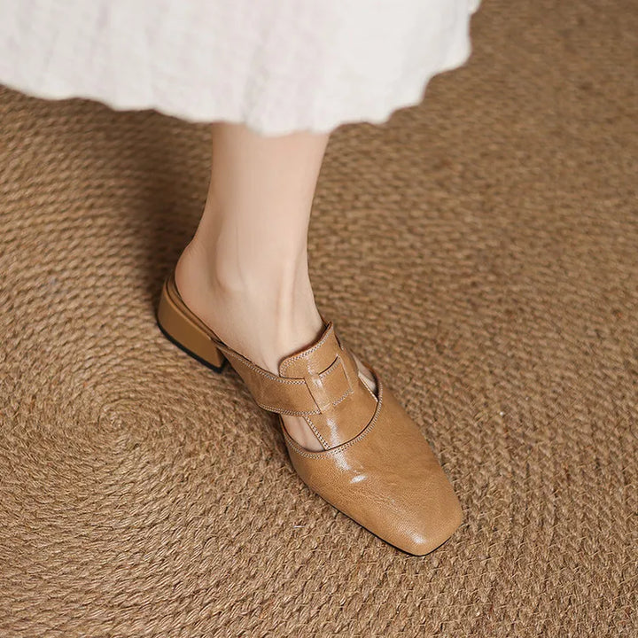 Zenobia | Women's Andie Genuine Mules Loafers