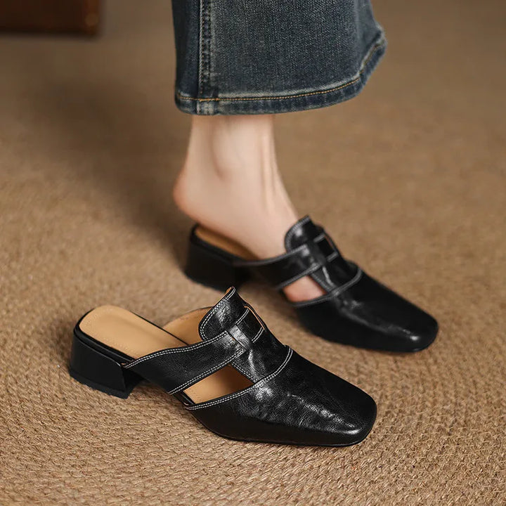 Zenobia | Women's Andie Genuine Mules Loafers