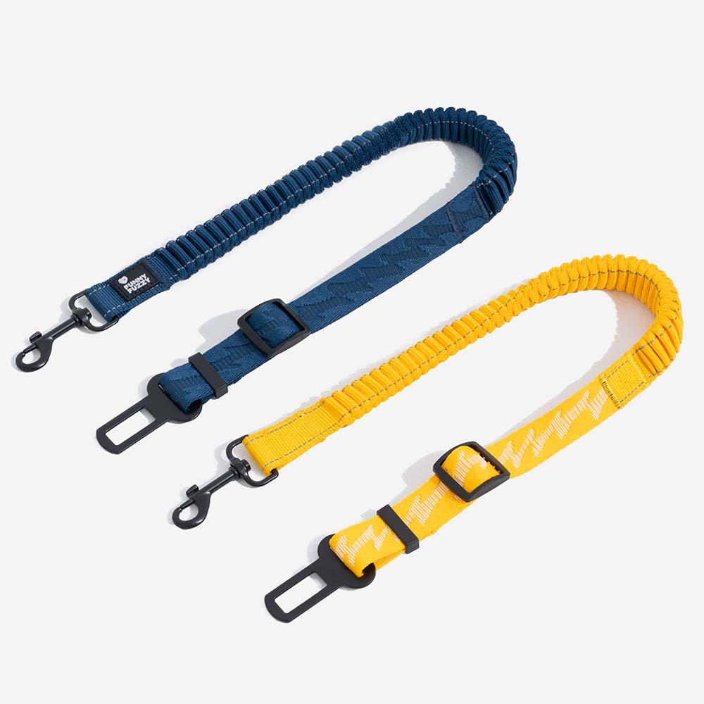 Malua | Adjustable Elastic Dog Car Seat Belt with Reflective Trim - image 7