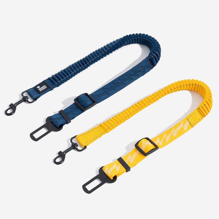 Malua | Adjustable Elastic Dog Car Seat Belt with Reflective Trim - image 7