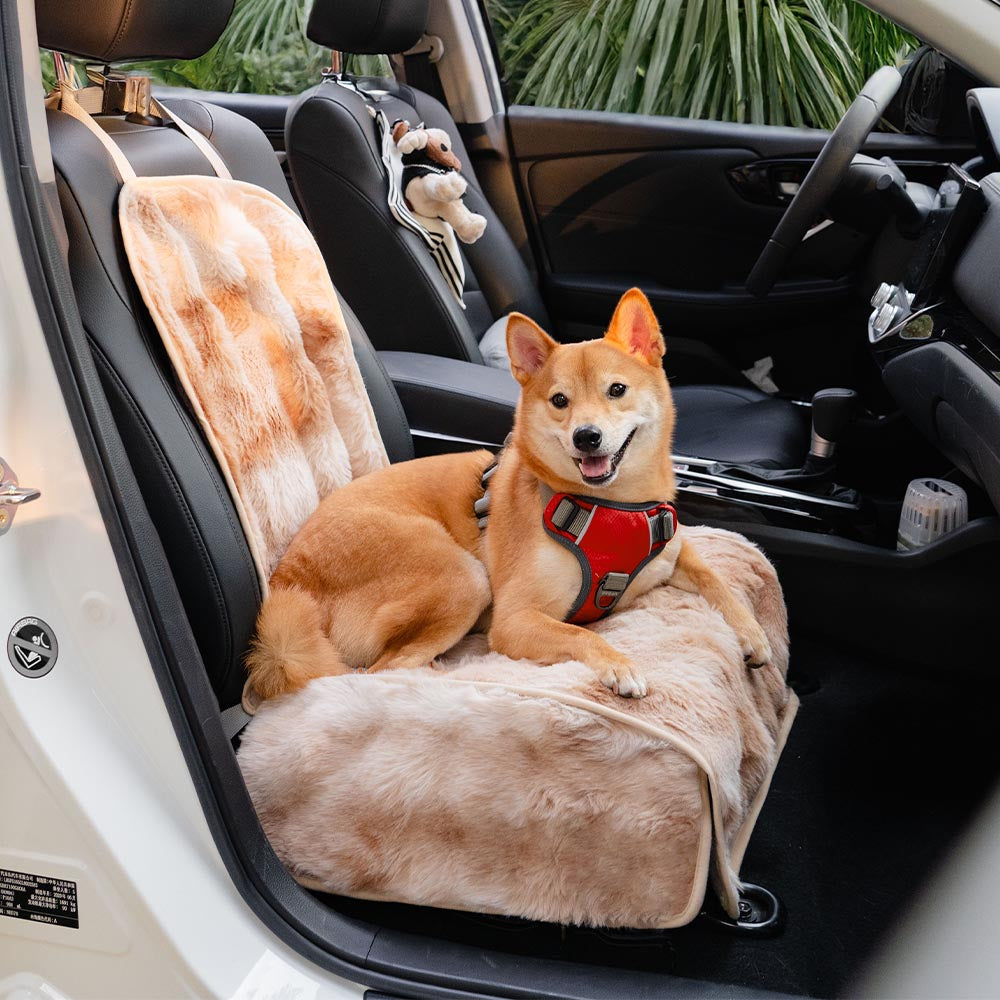 Terrigal | Fluffy Faux Fur Pet Blanket Car Seat Cover - image 2