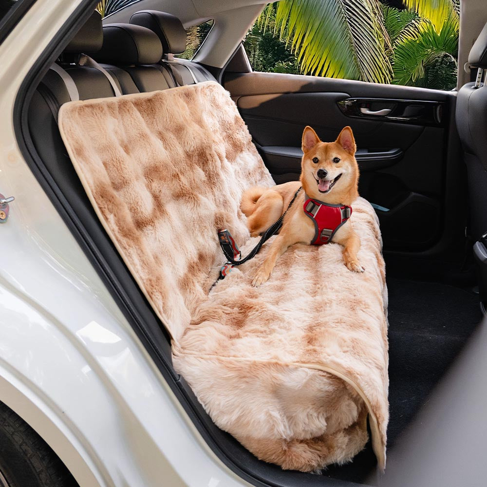 Terrigal | Fluffy Faux Fur Pet Blanket Car Seat Cover - image 4
