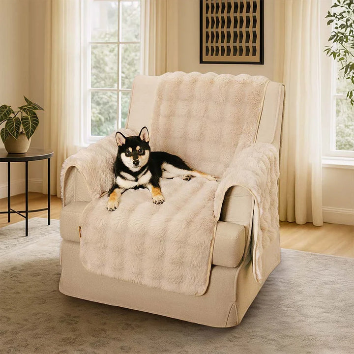 Somers | Water-Resistant Fluffy Stretch Couch Cover - image 18