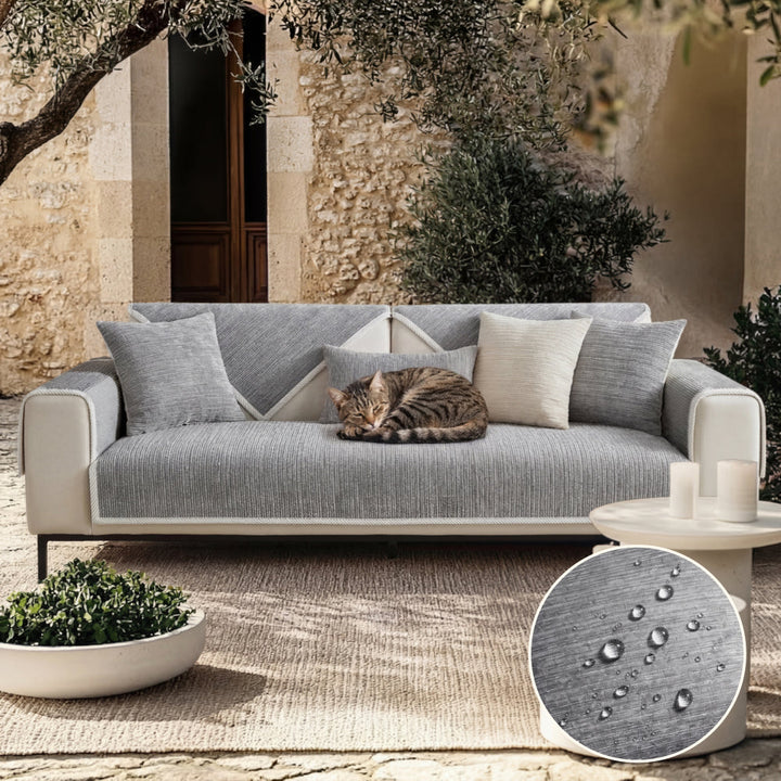 Broulee | Waterproof Simple Chenille Anti-Scratch Couch Cover - image 15