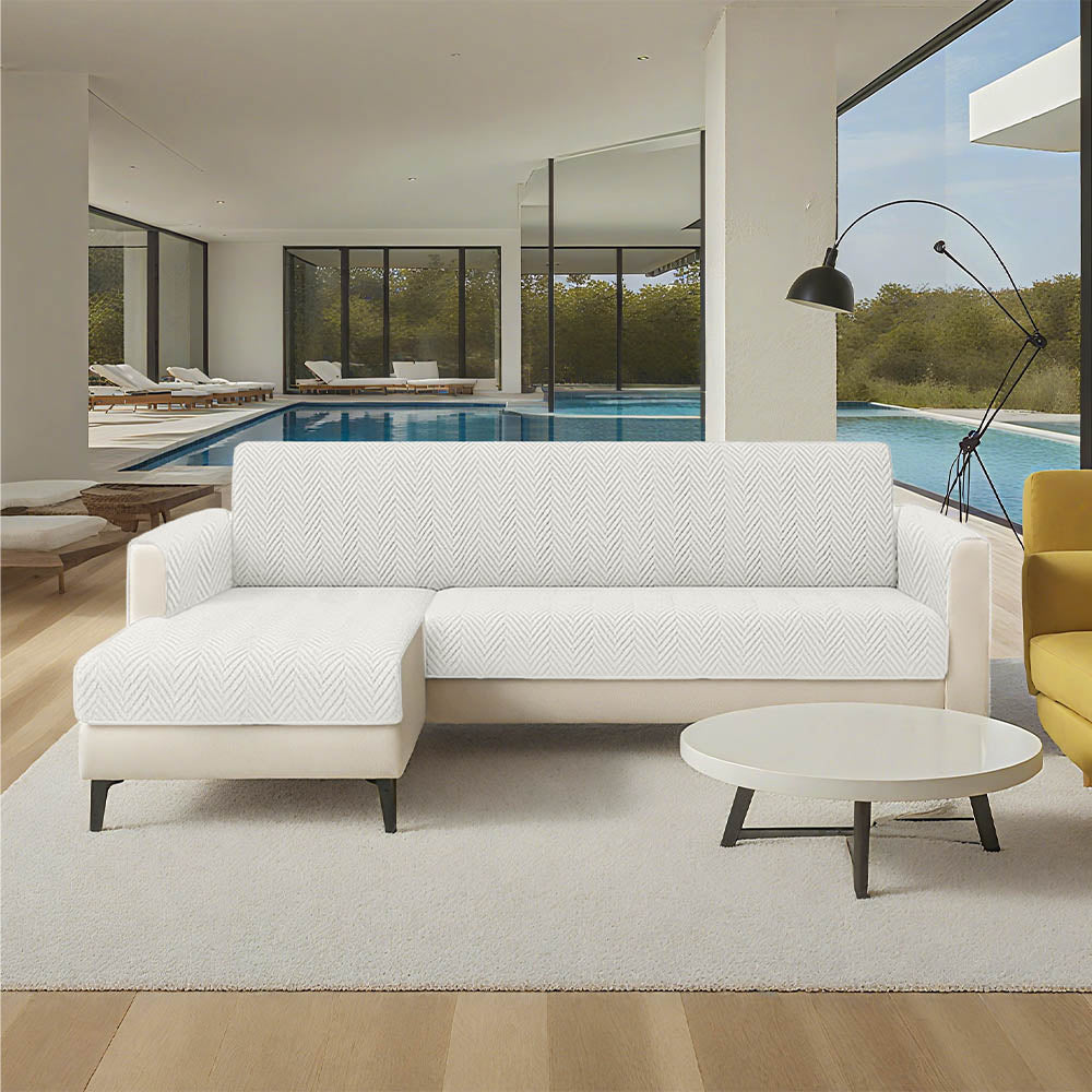 Rhyll | Waterproof Non-Slip Chenille One-Piece Couch Cover - image 32