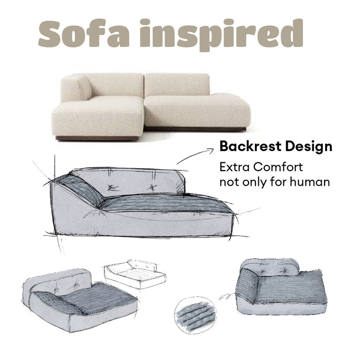 Marlo | Thick Washable Pillow Bed for Cats and Dogs - image 4