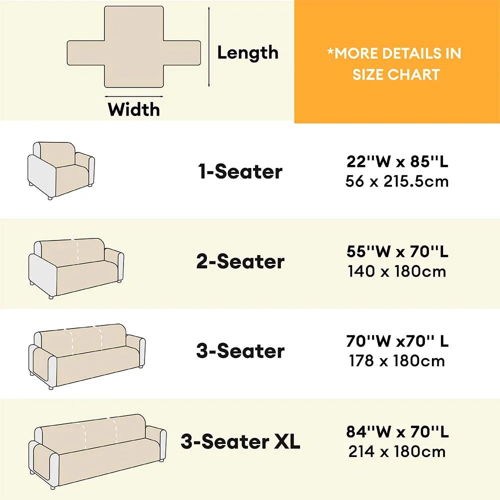 Somers | Water-Resistant Fluffy Stretch Couch Cover - image 9