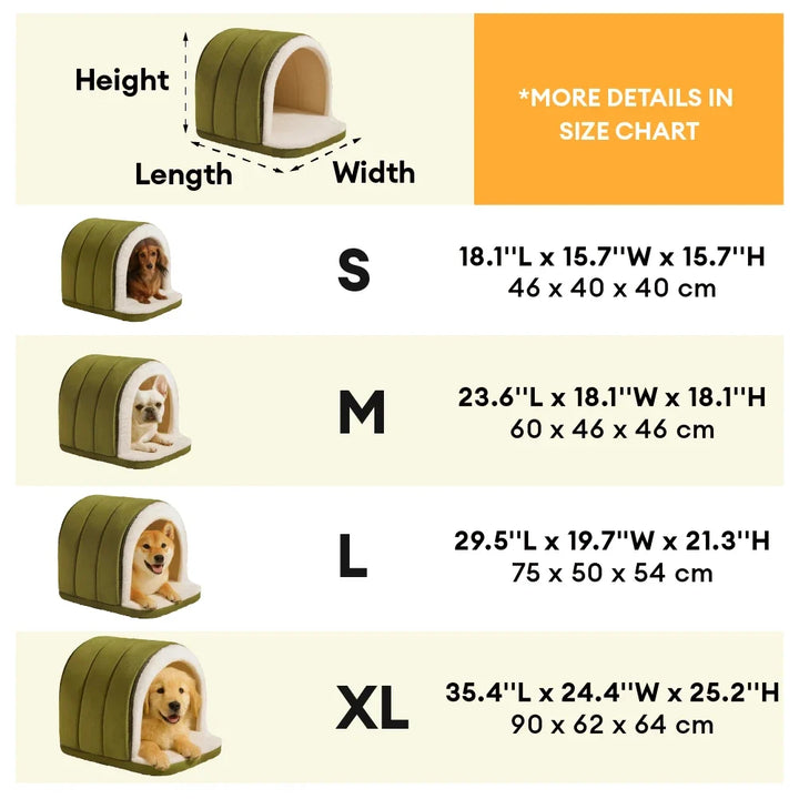 Woodside | Convertible Cat Cave and Small Dog Bed - image 10