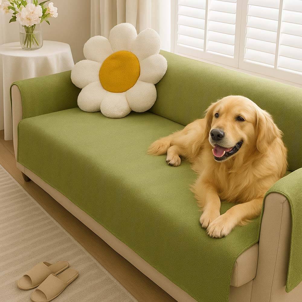 Rhyll | Waterproof Non-Slip Chenille One-Piece Couch Cover - image 2