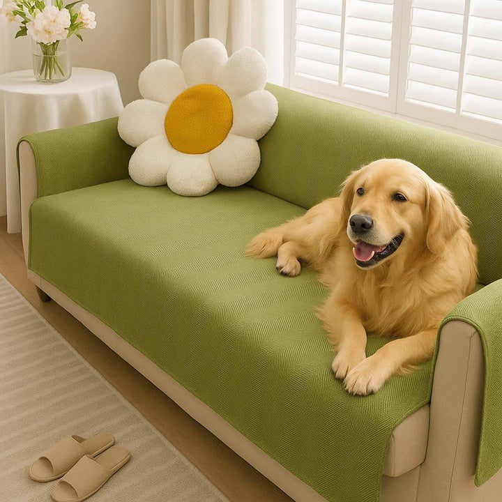 Rhyll | Waterproof Non-Slip Chenille One-Piece Couch Cover - image 2