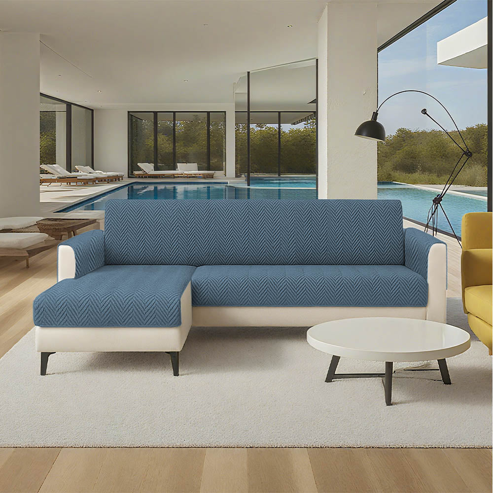 Rhyll | Waterproof Non-Slip Chenille One-Piece Couch Cover - image 21