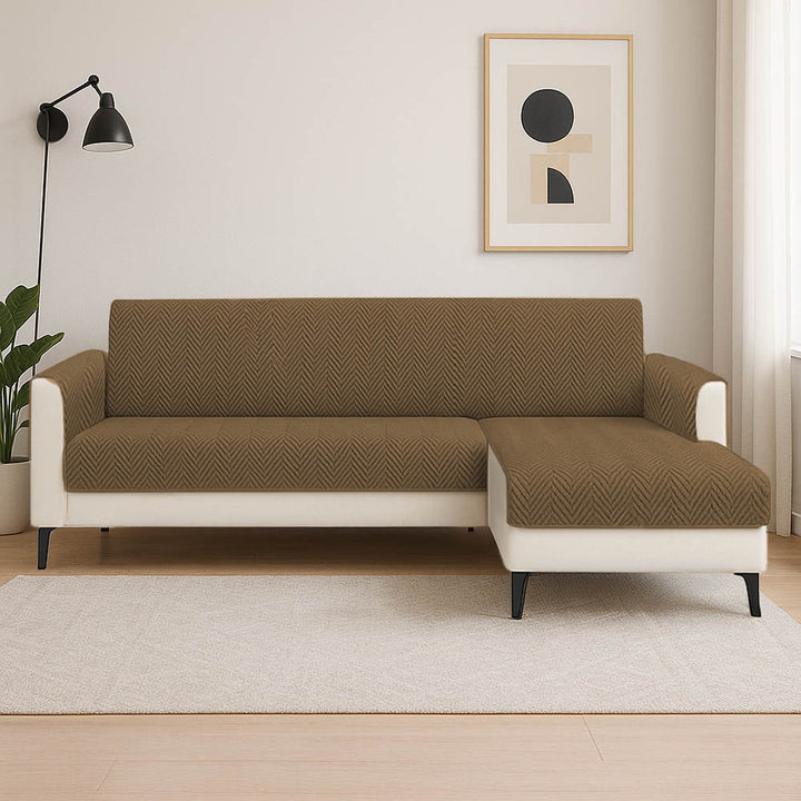 Rhyll | Waterproof Non-Slip Chenille One-Piece Couch Cover - image 38