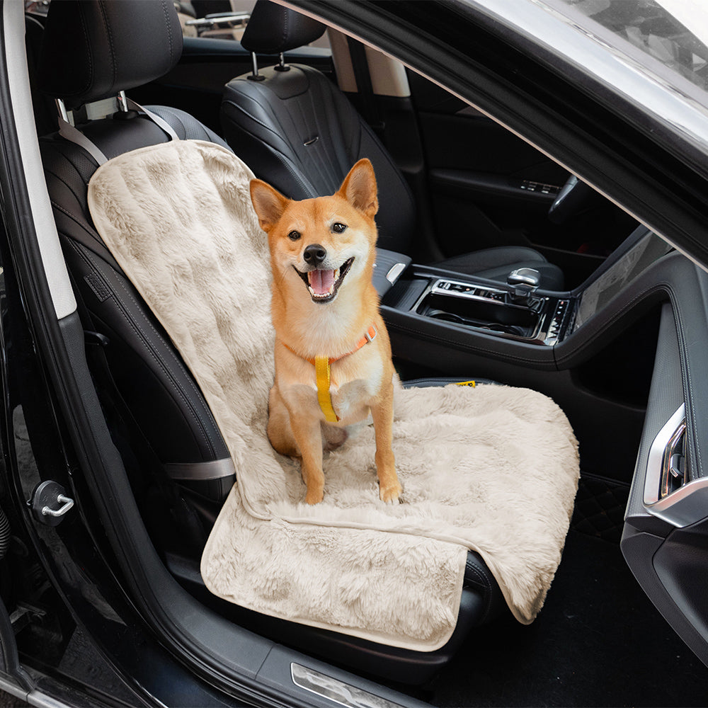 Terrigal | Fluffy Faux Fur Pet Blanket Car Seat Cover - image 8