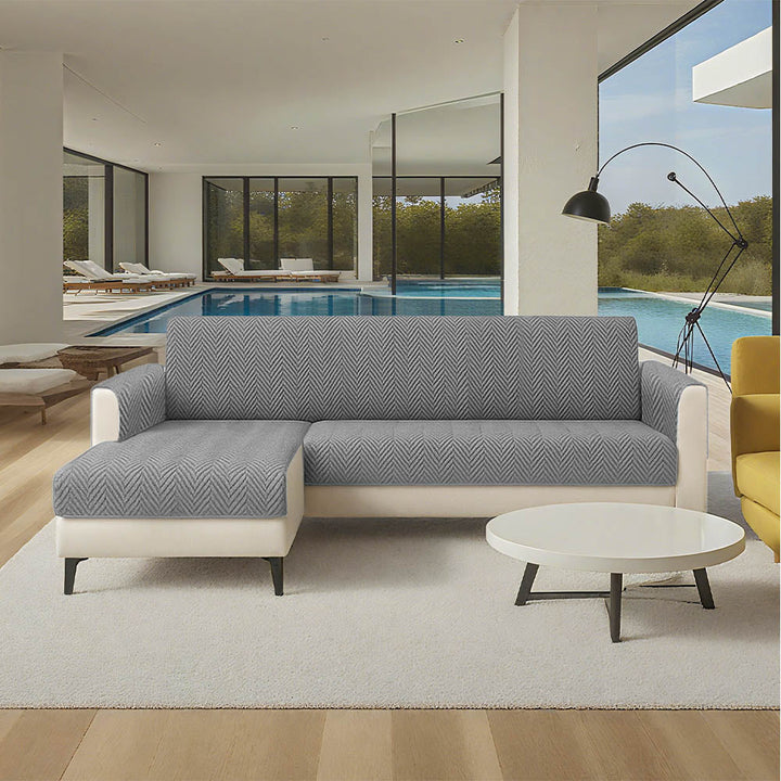 Rhyll | Waterproof Non-Slip Chenille One-Piece Couch Cover - image 16