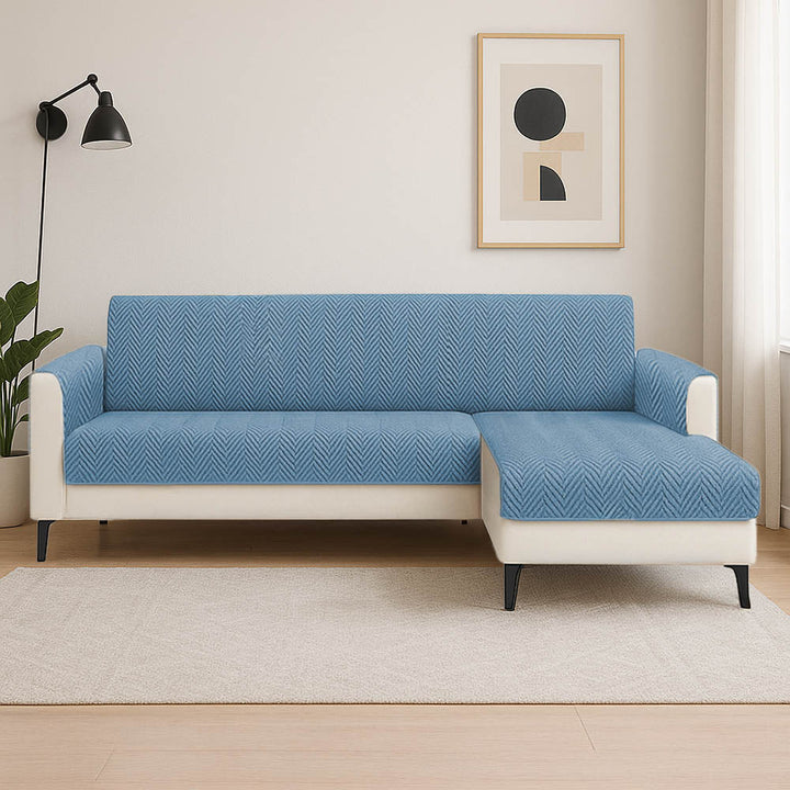 Rhyll | Waterproof Non-Slip Chenille One-Piece Couch Cover - image 27