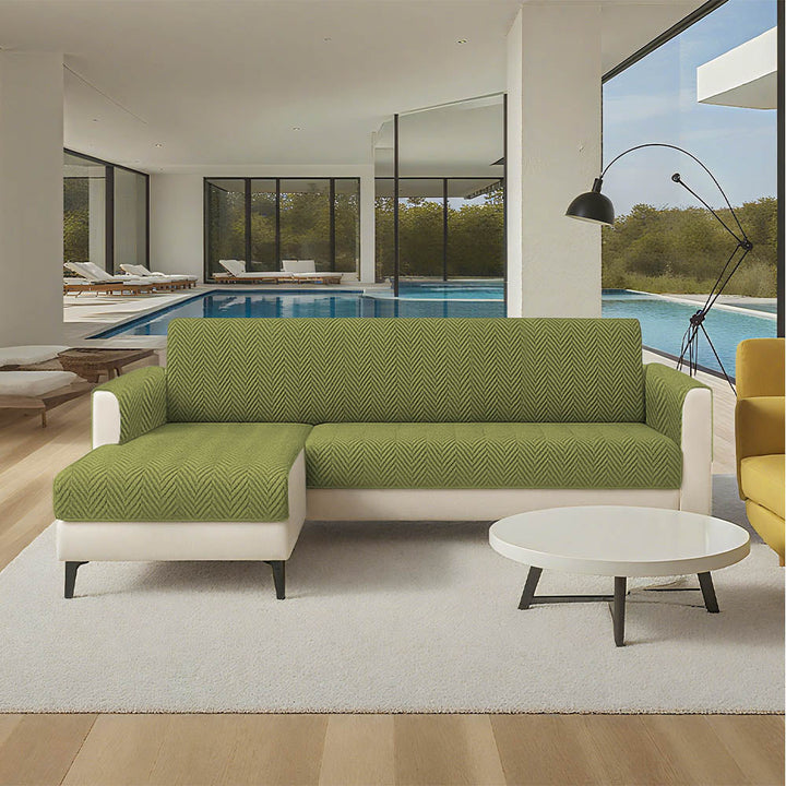 Rhyll | Waterproof Non-Slip Chenille One-Piece Couch Cover - image 11