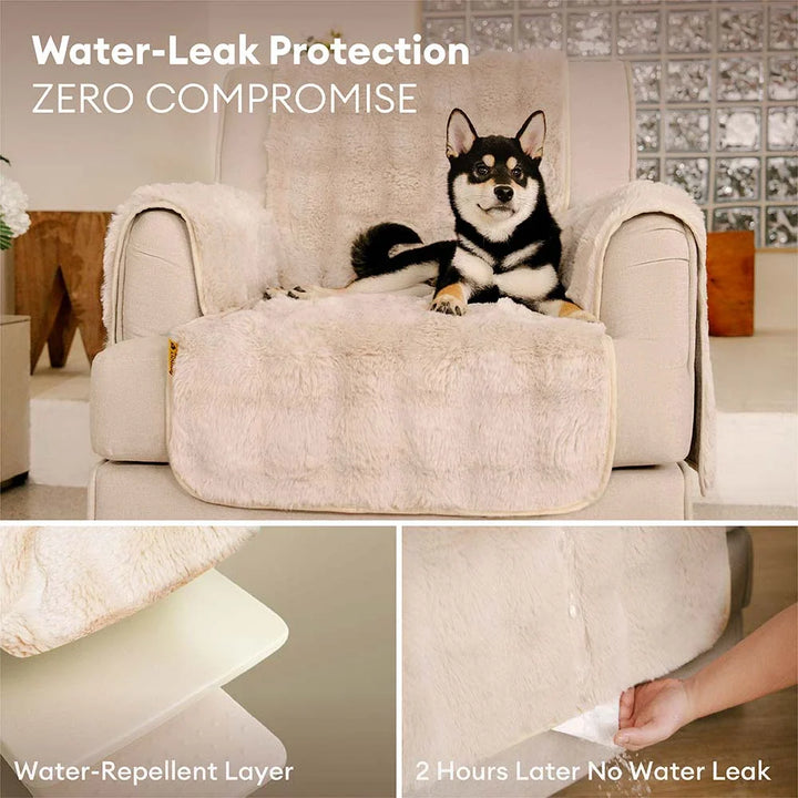 Somers | Water-Resistant Fluffy Stretch Couch Cover - image 5
