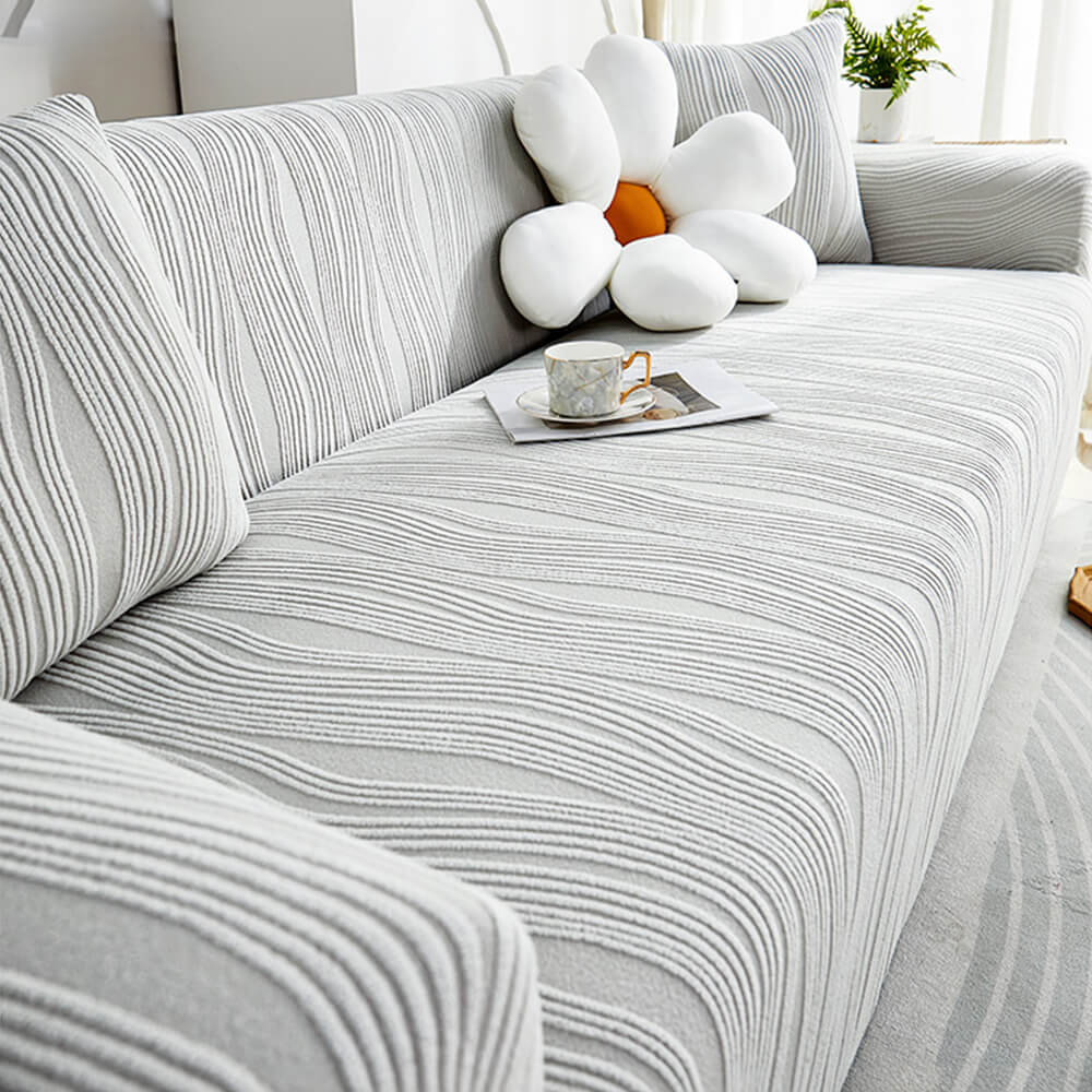 Kilcunda | Jacquard Stretch Full Sofa Cover, Scratch-Resistant - image 1