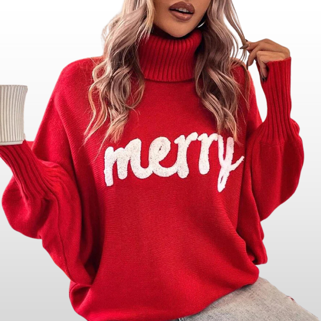 Annalise | Women's - Loose-Fit Knit Sweater with Batwing Sleeves