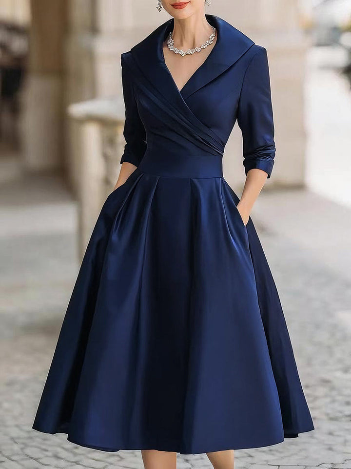Coraline | Women's Elegant V-Neck Evening Dress