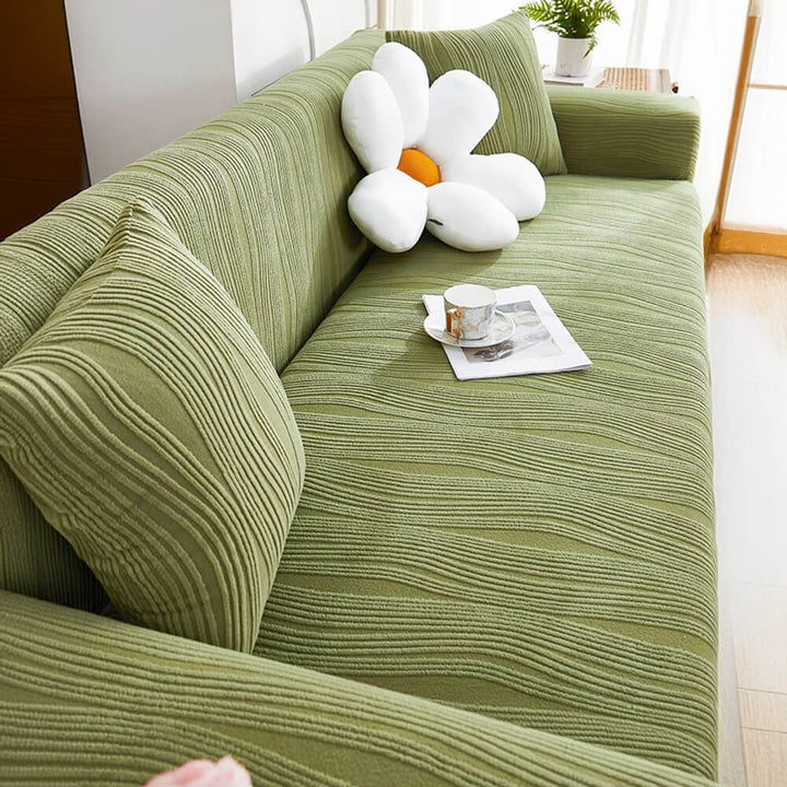 Kilcunda | Jacquard Stretch Full Sofa Cover, Scratch-Resistant - image 11