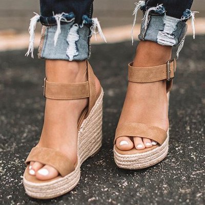 Vivien | Women's Open Toe Wedge Sandals - image 3