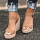 Vivien | Women's Open Toe Wedge Sandals - image 3