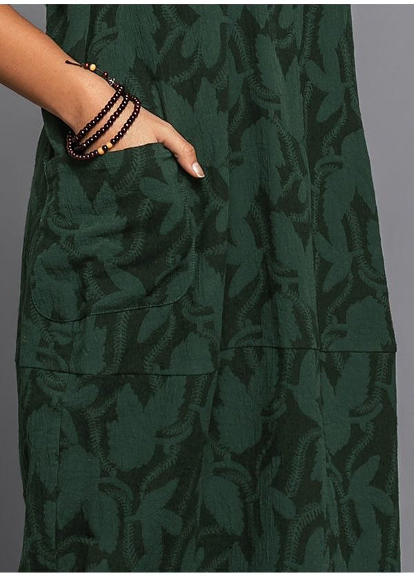 Alethea | Women's Long Sleeve Midi Dress with Pockets