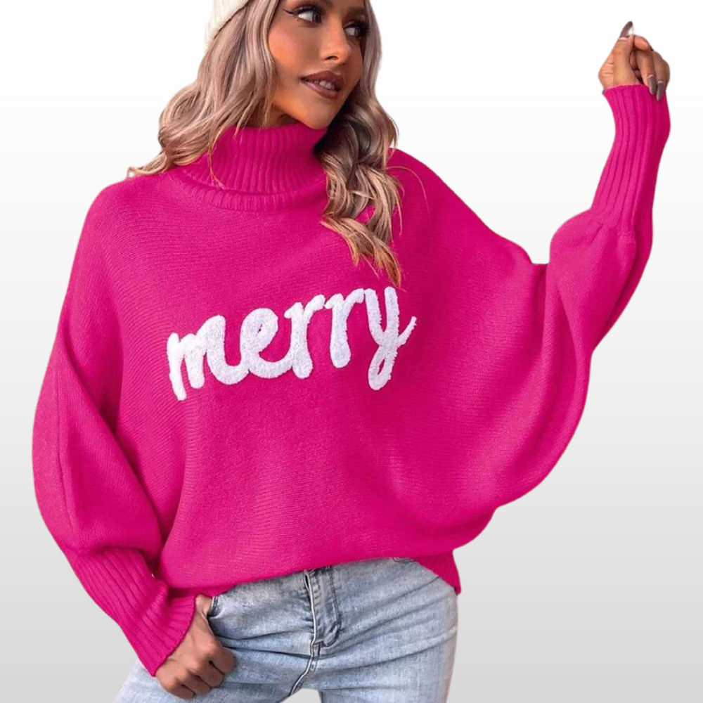 Annalise | Women's - Loose-Fit Knit Sweater with Batwing Sleeves