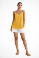 Nerina | Women's Spaghetti Strap Linen Spring Top
