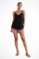 Nerina | Women's Spaghetti Strap Linen Spring Top