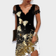 Vittoria | Women's Lace Midi Dress with V-Neck and Short Sleeves - image 9