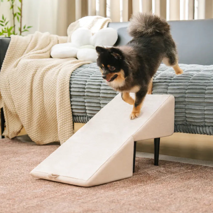 Mallacoota | 2-in-1 Velvet Dog Ramp and Step Stool for Beds - image 10