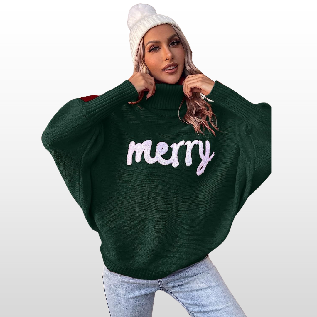 Annalise | Women's - Loose-Fit Knit Sweater with Batwing Sleeves