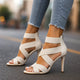 Adalyn | Women's Cushioned Strappy Heeled Sandals