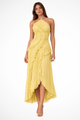 Briony | Women's Sleeveless Halter Backless Ruffled Maxi Summer Wedding Guest Dress
